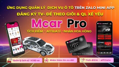 Đăng ký thành viên trên ứng dụng Mcar pro